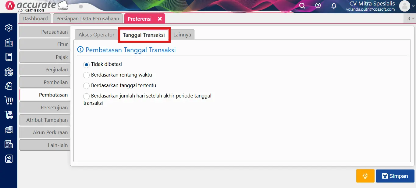 cara membuka fitur pembatasan